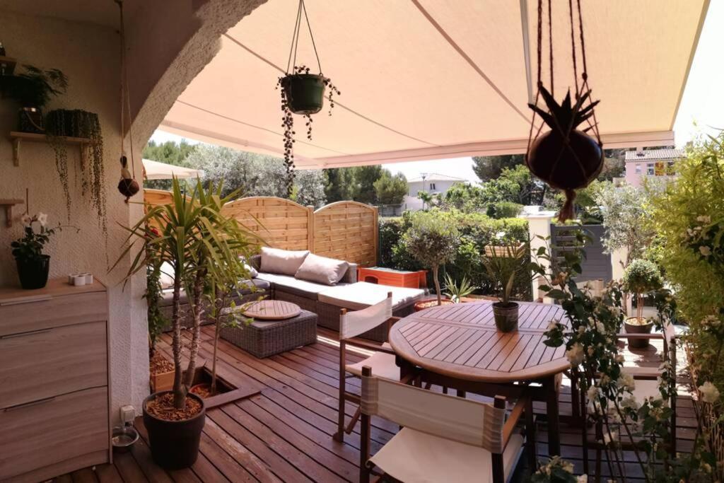 La Terrasse Ensoleillee De Sausset - Cote Bleue 아파트 외부 사진